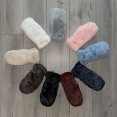 Faux Fur Super Cosy Mittens