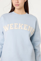 Weekend Sweatshirt Pale Blue