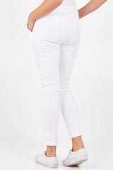Super Stretch Magic Trousers in White