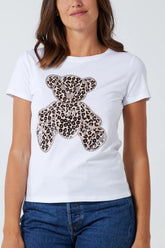 Leopard Teddy Bear Tee