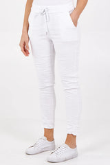 Super Stretch Magic Trousers in White