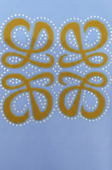 Embellished Pocket Sweatshirt Blue