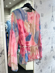 Pink Print Blouse