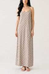 Thin Strap Spot Maxi Stone