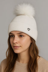 Pom Hat fine rib
