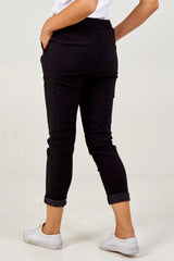 Super Stretch Magic Trousers in Black
