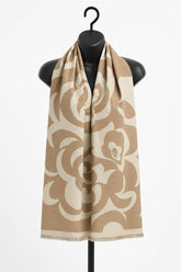 Two Tone Floral Scarf