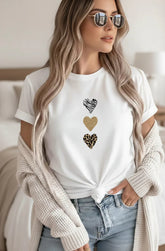 Animal Hearts T-Shirt Ivory