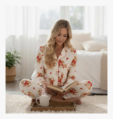 Teddy Bear Print Pyjamas