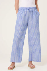 Striped Trousers Blue