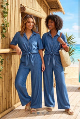 Denim Look Co-ord Mid Wash