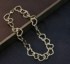 Gold Hearts Necklace