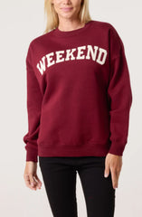 Weekend Sweatshirt Wine