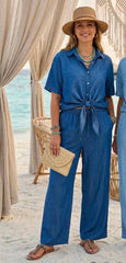 Denim Look Co-ord Dark Wash