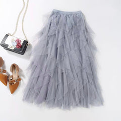 Tulle Skirt Grey