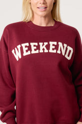 Weekend Sweatshirt Wine