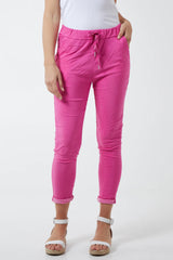 Super Stretch Magic Trousers in Hot Pink