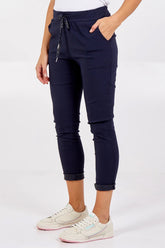 Super Stretch Magic Trousers in Navy
