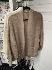 Balloon sleeve cardigan