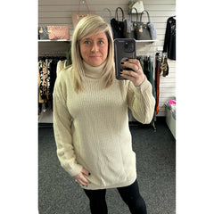 Roll Neck Knitted Dress