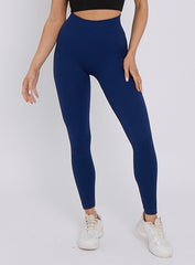 High Waisted Ribbed Legging