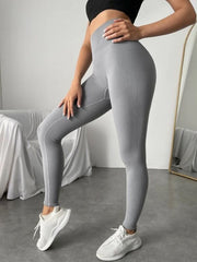 High Waisted Ribbed Legging