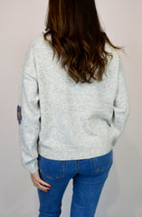 Sequin flowers Soft Knit Jumper