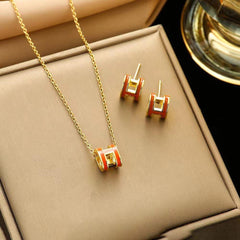 "H" Jewellery Set