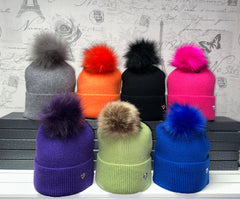 Pom Hat fine rib
