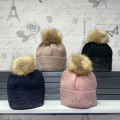Pom Hat Diamante