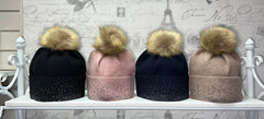 Pom Hat Diamante