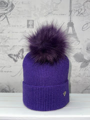 Pom Hat fine rib