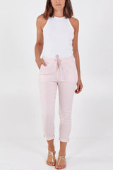 Super Stretch Magic Trousers in Pale Pink