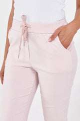 Super Stretch Magic Trousers in Pale Pink