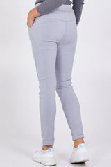 Super Stretch Magic Trousers in Pale Grey