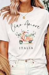 Ciao Amore Oversized Tee White