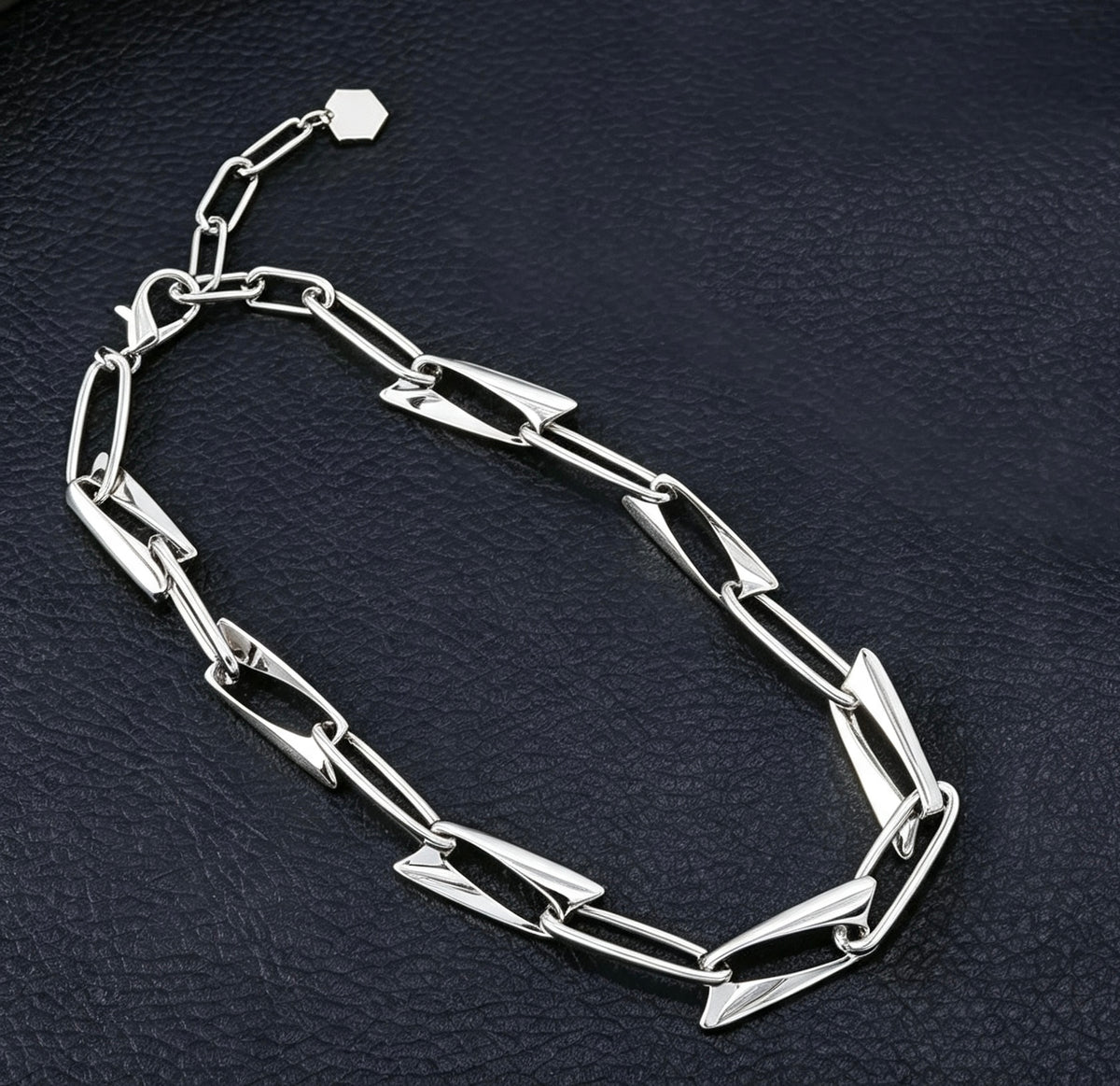Silver Links Necklace