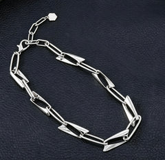 Silver Links Necklace