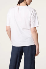Cotton Amalfi Diamanté Lemon Tee