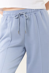 Drawstring Sweat Trousers Denim Blue