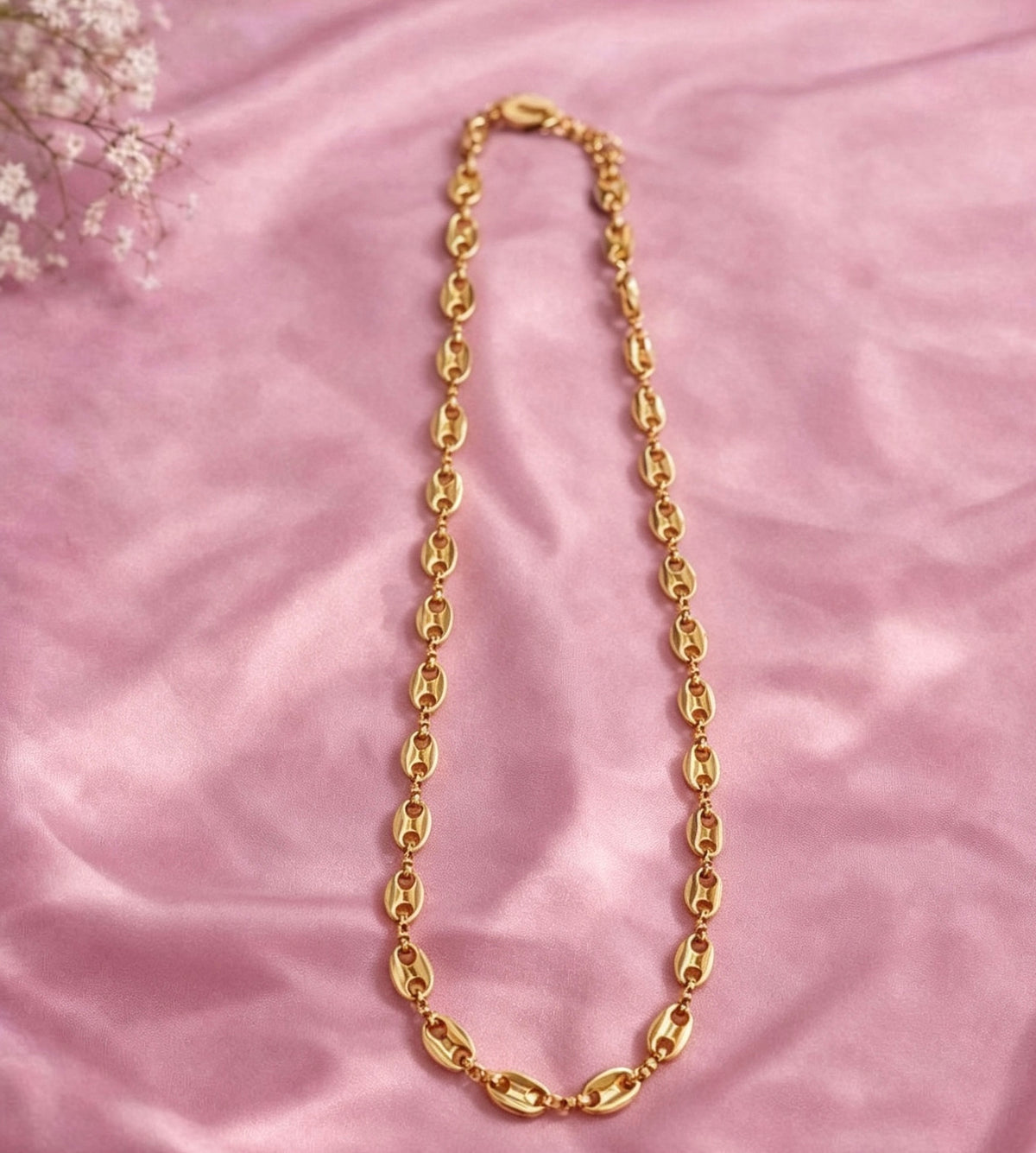 Gold Small Links Necklace