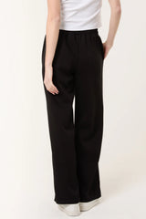 Drawstring Sweat Trousers Black