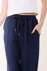 Drawstring Sweat Trousers Navy