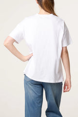 Cotton Embellished Seashells tee
