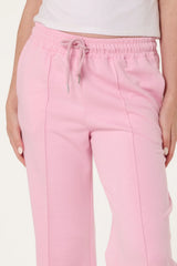 Drawstring Sweat Trousers Pink