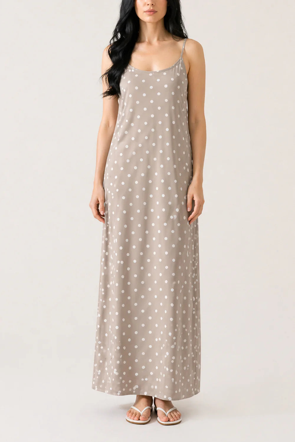 Thin Strap Spot Maxi Stone