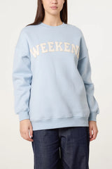 Weekend Sweatshirt Pale Blue