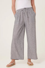 Striped Trousers Charcoal