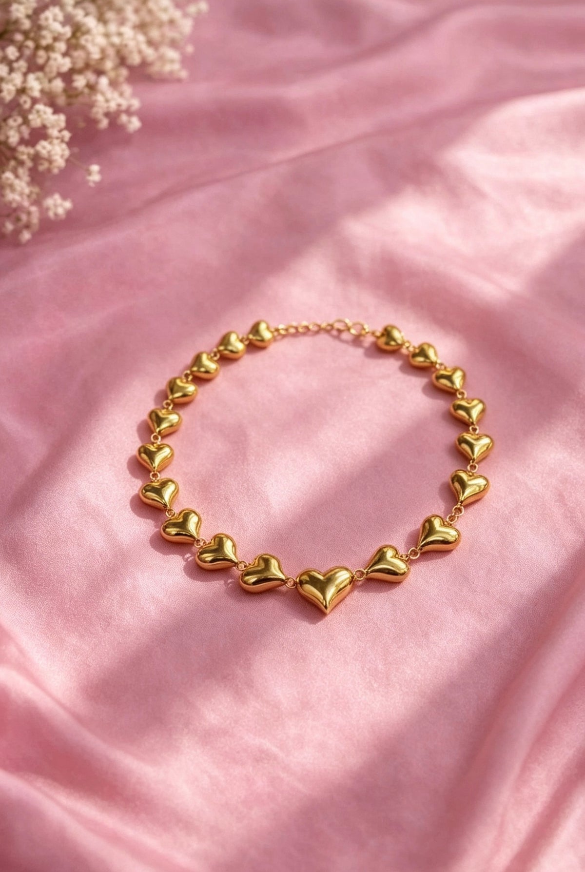 Gold Hearts Bracelet