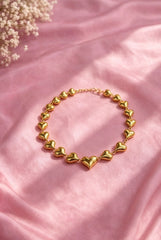 Gold Hearts Bracelet